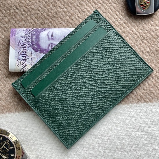 The Slim 4-Card Holder — Vert Anglais
