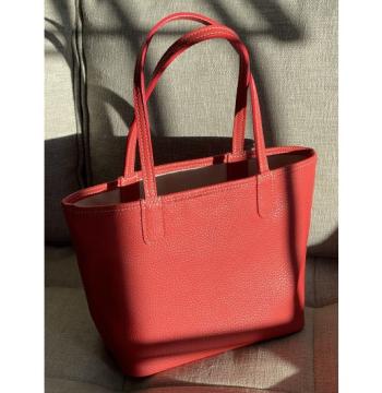 The Mini Reversible Tote — Togo & Canvas